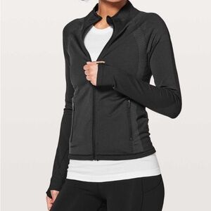 Lululemon Ready To Run Jacket Pinpoint Size 8